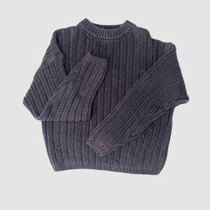 Universal Thread Chunky Cable Knit Gray Sweater Size S